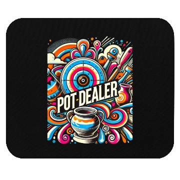 Discover Pot Dealer (Psychedelic) Mouse Pads