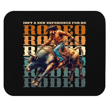 Discover Vintage style Western Bull Rider Mouse Pads