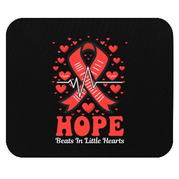 Discover CHD Awareness Hope Beats In Little Hearts Mouse Pads