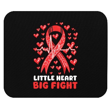 Discover CHD Awareness Little Heart, Big Fight Mouse Pads