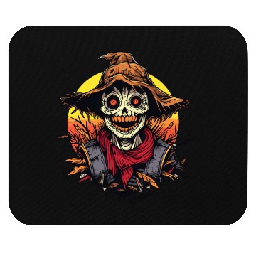 Discover Cartoon Horror Scarecrow Mouse Pads