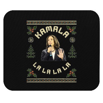 Discover Kamala Harris singing Christmas Carol Mouse Pads