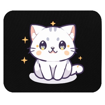 Discover Meow Series: Starry Eyes Mouse Pads
