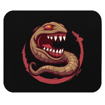 Discover The Communist Worm: Comrade of Horror Mouse Pads