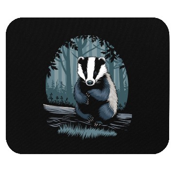 Discover Cottagecore Badge in enchanting Forest Mouse Pads
