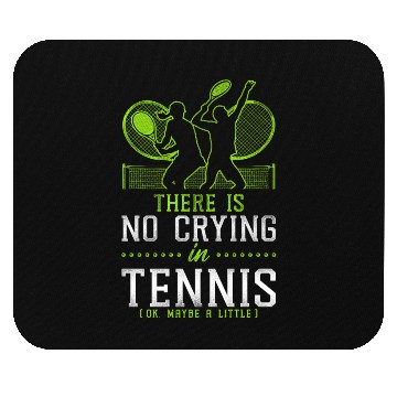 Discover Funny Tennis Player Racket There Mouse Pads