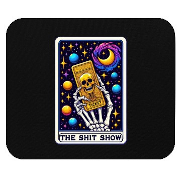 Discover Tarot Card Collection - The Shit Show Mouse Pads
