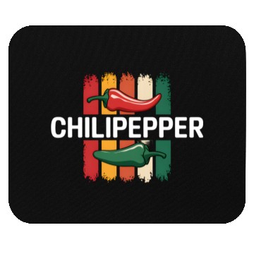 Discover Chili Pepper Retro Vibe Mouse Pads