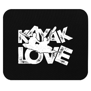 Discover kayak love Mouse Pads