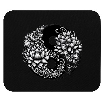 Discover Yang Lotus Harmony Mouse Pads