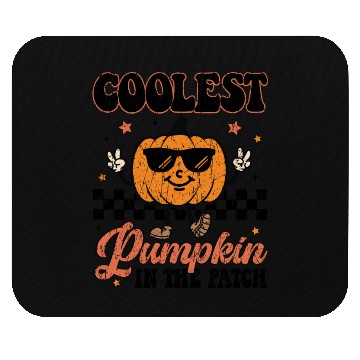 Discover Coolest Pumpkin in Town: Spooky Season Style Mouse Pads