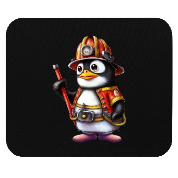 Discover funny penguin, Penguin Famila Mouse Pads