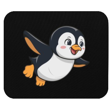 Discover penguin logo , funny penguin , Penguin Lovers Mouse Pads