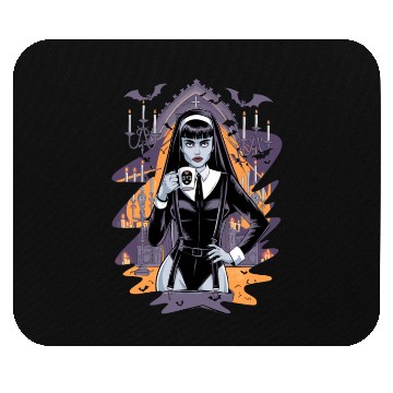 Discover Gothic Coffee Lover Halloween Costume For a Mouse Pads