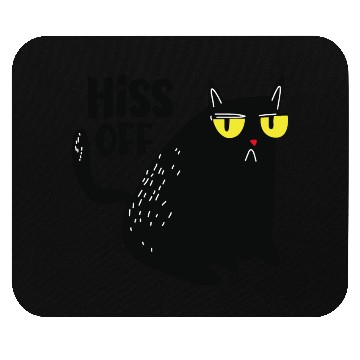 Discover hiss off cat Mouse Pads