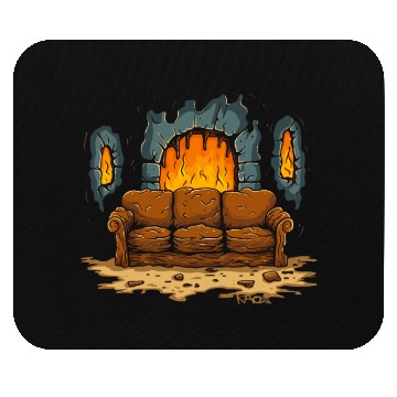 Discover The Couch of Dungeon Hell Mouse Pads