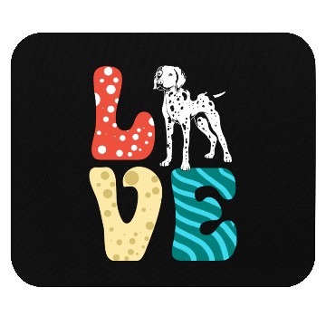 Discover I Love My German Shorthaired Pointer Mouse Pads