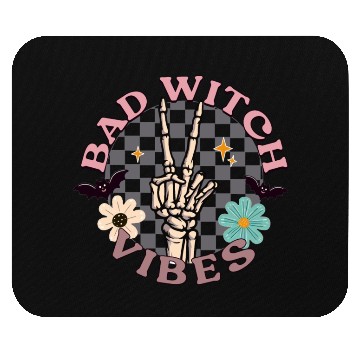 Discover Bad Witch Vibes Mouse Pads
