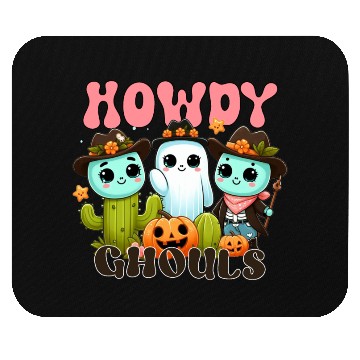 Discover Howdy Ghouls Mouse Pads