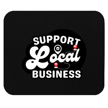 Discover Support Local Business Mouse Pads