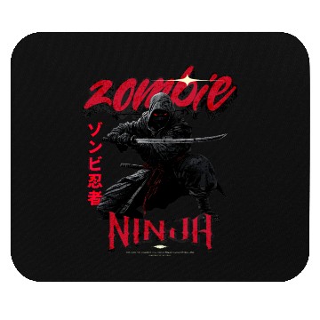Discover Epic Zombie Ninja: Unleash the Undead Warrior Mouse Pads