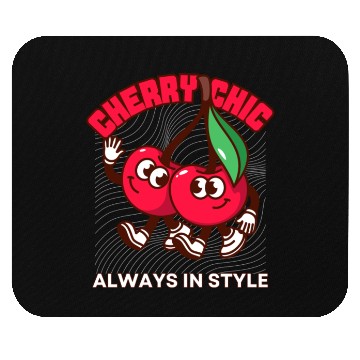 Discover Cherry Chic - Always in Style with a Fun Twist Mouse Pads