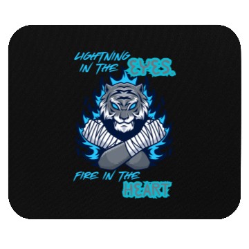 Discover Fighter Tiger Mouse Pads