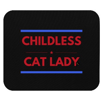 Discover Childless cat lady Mouse Pads