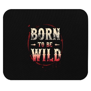Discover Born to Be Wild: Edgy Grunge Mouse Pads