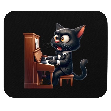 Discover Piano Prodigy Cat Mouse Pads