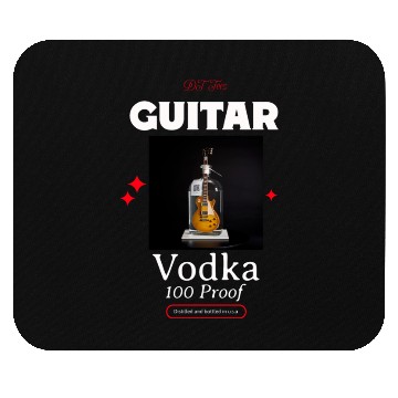 Discover Guitar Vodka Mouse Pads
