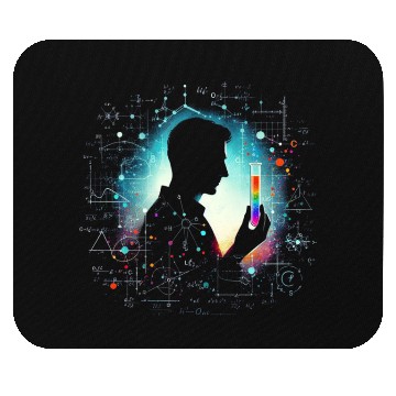 Discover Physicist Scientist Abstract Science Art Mouse Pads