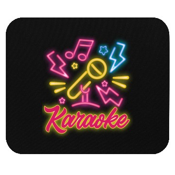 Discover Karaoke Microphone Sheet Music Flash Mouse Pads