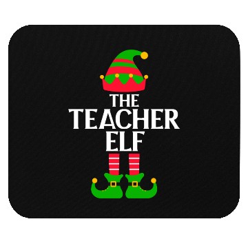 Discover The Teacher Elf Christmas Mouse Pads