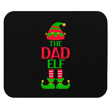 Discover The Dad Elf Christmas Mouse Pads