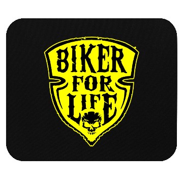 Discover Biker For Life Shield LIKE US ON FACEBOOK # Mouse Pads