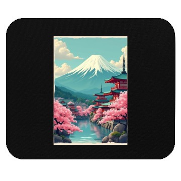 Discover Serenity Beneath Mount Fuji Mouse Pads