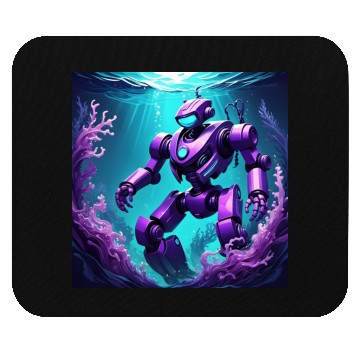 Discover underwater military robot Mouse Pads