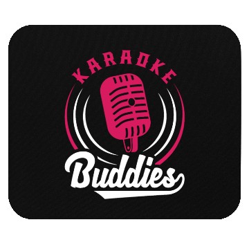 Discover Karaoke Buddies Microphone Retro Style Mouse Pads