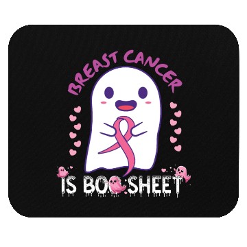 Discover Breast Cancer Is Boo Sheet Mouse Pads