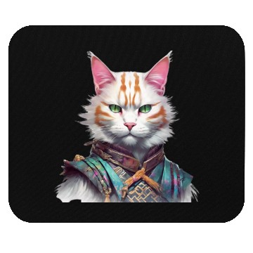 Discover Samurai Cat Guardian Mouse Pads