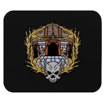 Discover Dungeons Skeleton Magic Dungeon Mouse Pads