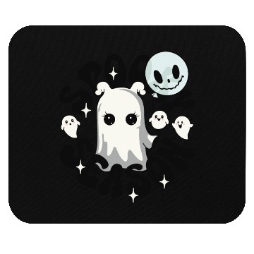 Discover Halloween Ghosts Spooky Season Mouse Pads