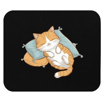 Discover Cozy Cat Nap Mouse Pads