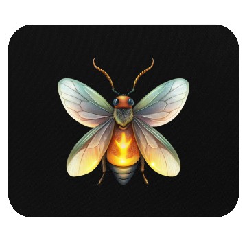Discover Shiny Firefly Mouse Pads