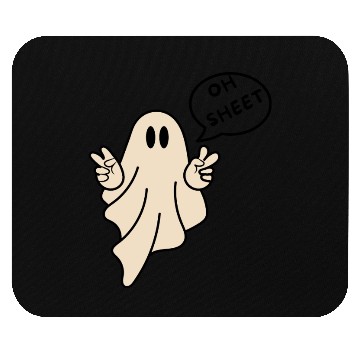 Discover Oh Sheet Ghost on Unisex Mouse Pads