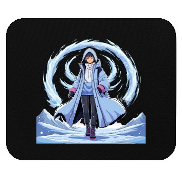Discover Chill Anime Winter Mouse Pads