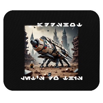 Discover Brick Starship 001 Mouse Pads