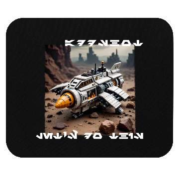 Discover Brick Starship 002 Mouse Pads