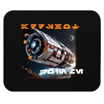 Discover Brick Starship 003 Mouse Pads